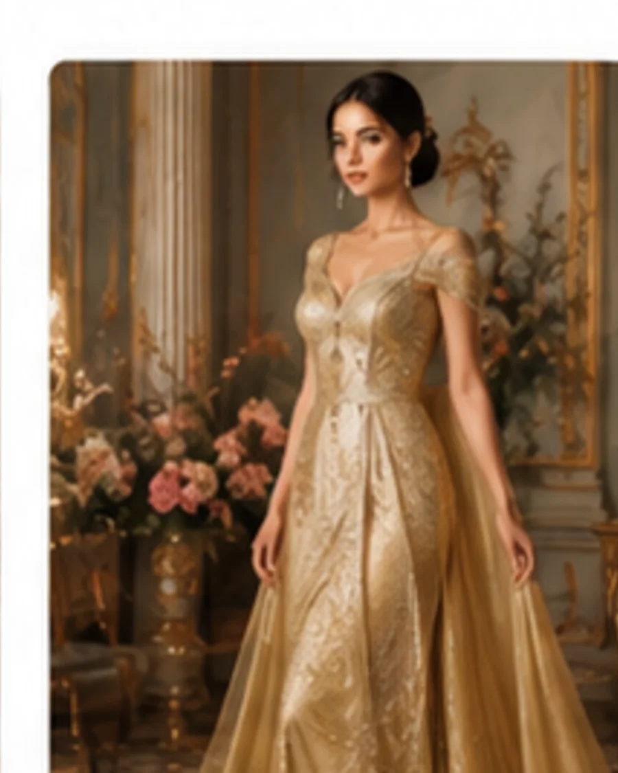 Golden Ceremony Dress